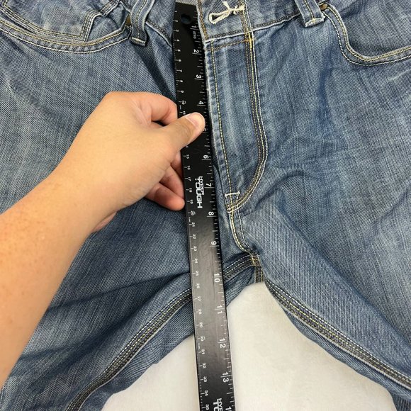 Levi's 514 Slim Straight Jeans Mens 34 x 30 Denim Pants‎ Blue Faded - Picture 8 of 16